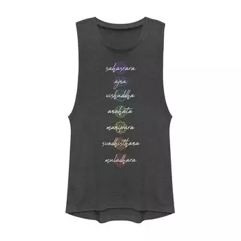 Футболка с рисунком «7 чакр» для юниоров и набором мышц