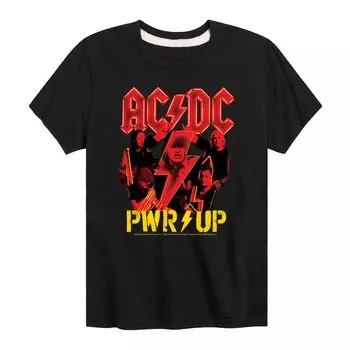 Футболка с рисунком ACDC Pwr Up для мальчиков 8–20 лет Licensed Character