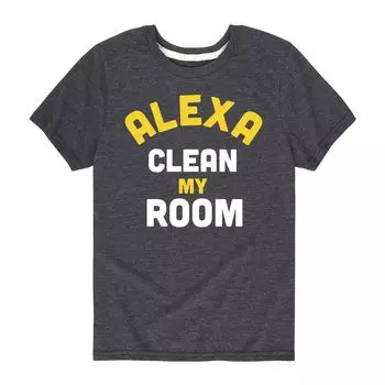 Футболка с рисунком Alexa Clean My Room для мальчиков 8–20 лет Licensed Character