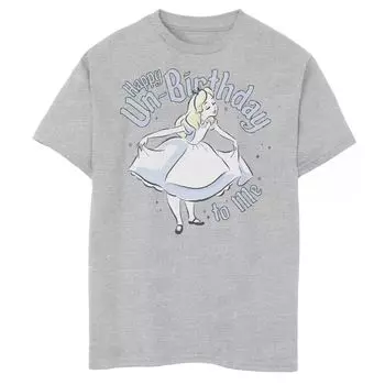 Футболка с рисунком «Алиса в Стране чудес» для мальчиков 8–20 лет Disney's Alice Happy Un-Birth Day To Me Disney