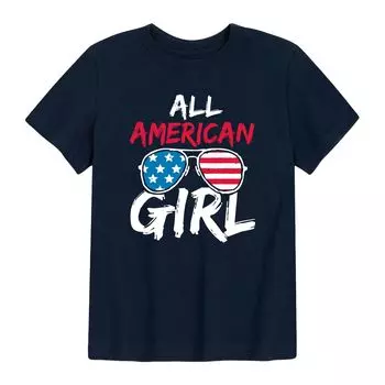 Футболка с рисунком All American Girl для мальчиков 8–20 лет Licensed Character