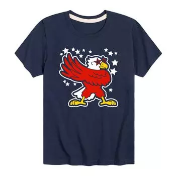 Футболка с рисунком Americana Eagle для мальчиков 8–20 лет с зубной нитью Licensed Character