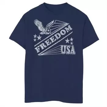 Футболка с рисунком Americana Eagle и Stars Freedom USA для мальчиков 8–20 лет Licensed Character