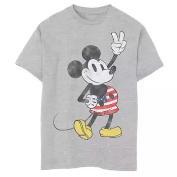 Футболка с рисунком «Американские брюки» Disney's Mickey & Friends для мальчиков 8–20 лет Licensed Character
