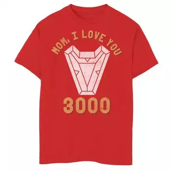 Футболка с рисунком Arc Reactor для мальчиков 8–20 лет «Marvel Avengers Endgame Mom I Love You 3000» Licensed Character
