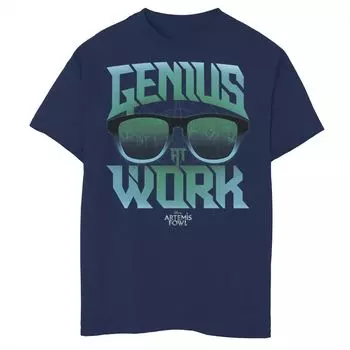 Футболка с рисунком Artemis Fowl Genius At Work для мальчиков 8–20 лет Licensed Character