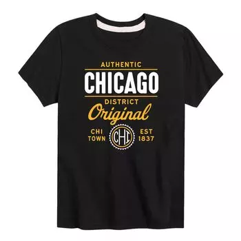 Футболка с рисунком «Authentic Chicago Original» для мальчиков 8–20 лет Licensed Character