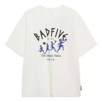 Футболка с рисунком badfive Li-Ning, бежевый