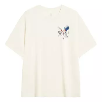 Футболка с рисунком badfive Li-Ning, бежевый