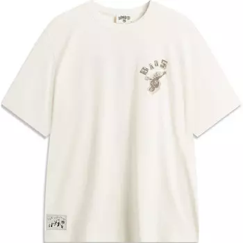 Футболка с рисунком badfive Li-Ning, бежевый