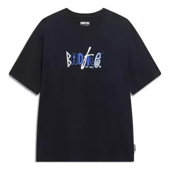 Футболка с рисунком badfive Li-Ning, черный