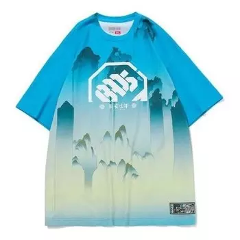 Футболка с рисунком badfive Li-Ning, синий