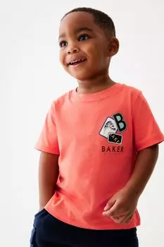 Футболка с рисунком Baker By Ted Baker, красный