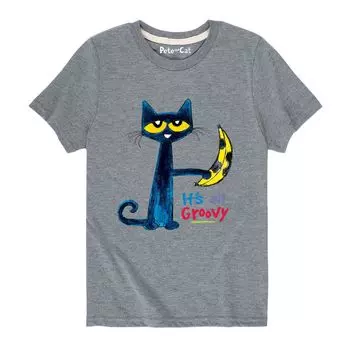 Футболка с рисунком банана для мальчиков 8–20 лет Pete The Cat Licensed Character