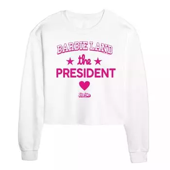 Футболка с рисунком «Барби The Movie The President» для юниоров Licensed Character, белый