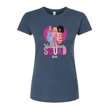 Футболка с рисунком Barbie Valentine's Squad для юниоров Licensed Character, синий