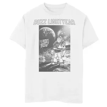 Футболка с рисунком Базза Лайтера «Приземление пришельцев» Disney/Pixar для мальчиков 8–20 лет Disney / Pixar, белый