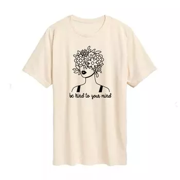 Футболка с рисунком «Be Kind To Your Mind» для юниоров Licensed Character