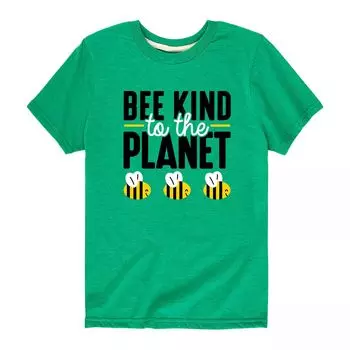 Футболка с рисунком «Bee Kind To The Planet» для мальчиков 8–20 лет Licensed Character