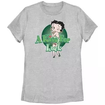 Футболка с рисунком Betty Boop A Kiss For Luck для юниоров Licensed Character