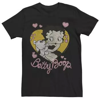 Футболка с рисунком Betty Boop Puppy Kisses Love для юниоров Licensed Character