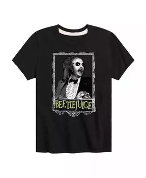Футболка с рисунком Big Boys Beetlejuice Hybrid, черный