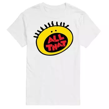 Футболка с рисунком Big & Tall All That «Ready Yet» Licensed Character, белый