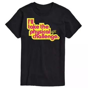 Футболка с рисунком Big & Tall Double Dare Challenge License, черный