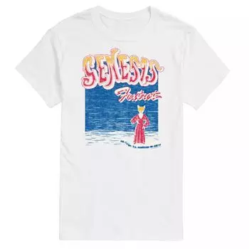 Футболка с рисунком Big & Tall Genesis Foxtrot License, белый