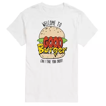Футболка с рисунком Big & Tall Good Burger License, белый