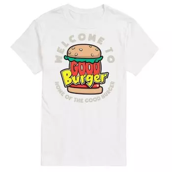 Футболка с рисунком Big & Tall Good Burger License, белый