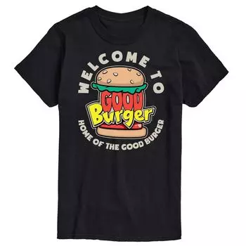 Футболка с рисунком Big & Tall Good Burger License, черный
