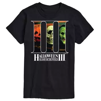 Футболка с рисунком Big & Tall Halloween III Licensed Character, черный