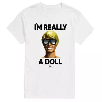 Футболка с рисунком Big & Tall I’m Really A Doll Barbie