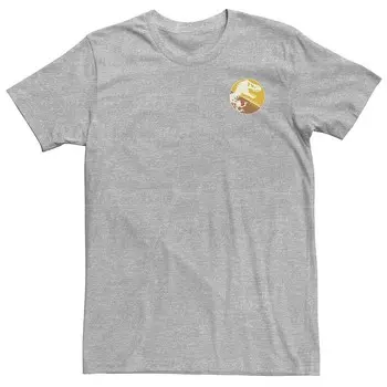 Футболка с рисунком Big & Tall Jurassic Park T-Rex Licensed Character, цвет Athletic Heather