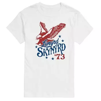 Футболка с рисунком Big & Tall Lynyrd Skynyrd Soaring Eagle Licensed Character, белый