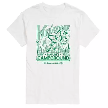 Футболка с рисунком Big & Tall Natures Campground License