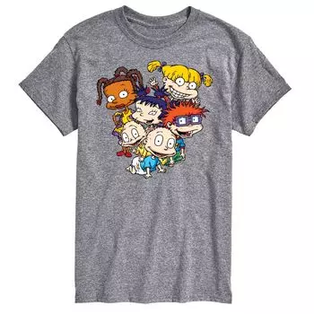 Футболка с рисунком Big & Tall Rugrats Nickelodeon, серый