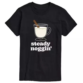 Футболка с рисунком Big & Tall Steady Noggin' Licensed Character, черный