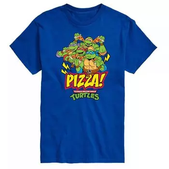 Футболка с рисунком Big & Tall TMNT Pizza License, синий