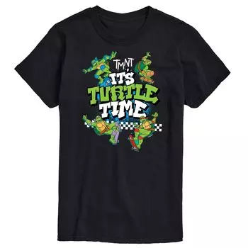 Футболка с рисунком Big & Tall TMNT Turtle Time License, черный