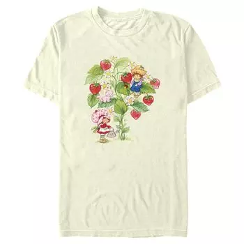 Футболка с рисунком бойфренда Junior's Strawberry Shortcake и Huckleberry Pie Licensed Character
