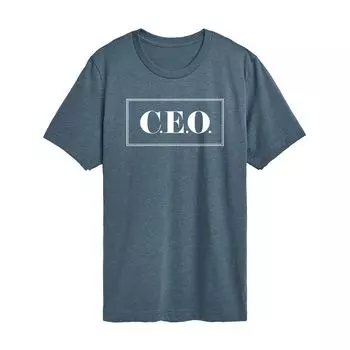 Футболка с рисунком бойфренда премиум-класса CEO Juniors Licensed Character, серый