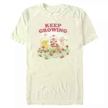 Футболка с рисунком бойфренда Strawberry Shortcake для юниоров Keep Growing Strawberry Field Boyfriend Licensed Character