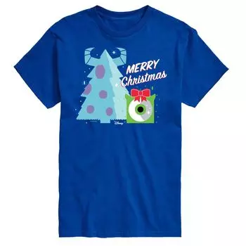 Футболка с рисунком «Большая и высокая» с изображением Рождества Disney/Pixar Monsters Inc. Disney / Pixar, синий