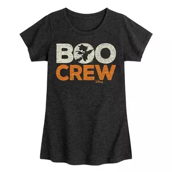 Футболка с рисунком Boo Crew для девочек 7–16 лет Disney's Minnie Mouse Licensed Character, черный