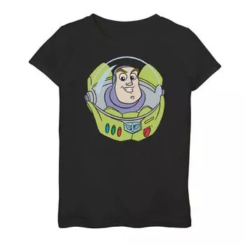 Футболка с рисунком Buzz Head для девочек 7–16 лет Disney/Pixar «История игрушек» Licensed Character