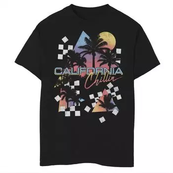 Футболка с рисунком Cali Chillin в стиле ретро для мальчиков 8–20 лет Fifth Sun Fifth Sun