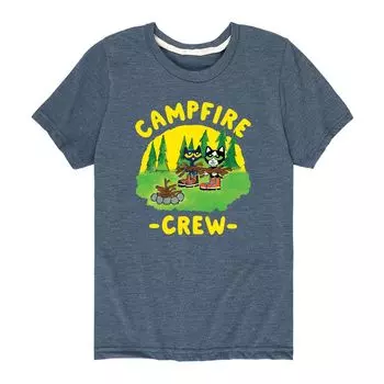 Футболка с рисунком Campfire Crew для мальчиков 8–20 лет Licensed Character, синий