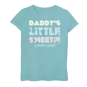 Футболка с рисунком Candy Land Daddy's Little Sweetie для девочек 7–16 лет Licensed Character